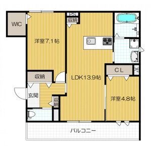 フロレゾン花園の間取り図
