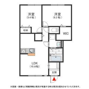 Woodlark桃山台 B棟の間取り図
