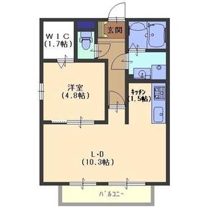 ケーティーハイツ B棟の間取り図