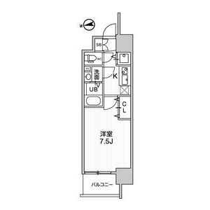 LaDouceur都島高倉町の間取り図