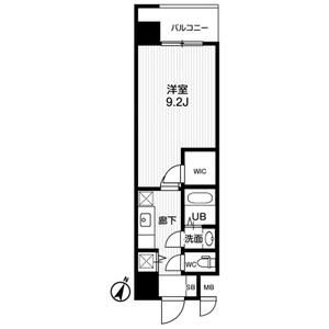 アーデンタワー靭公園の間取り図