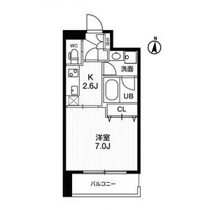 アーバンフラッツ西中島の間取り図