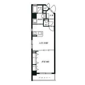 アルシェ垂水の間取り図