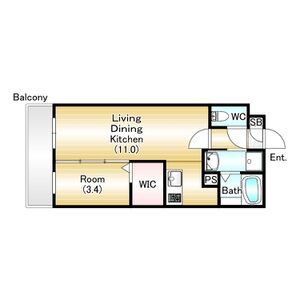 ジーメゾン垂水エスペーロの間取り図