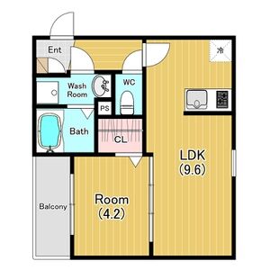 ジーメゾン渚元町クレサスの間取り図