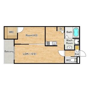 ジーメゾン大久保ラクラスの間取り図