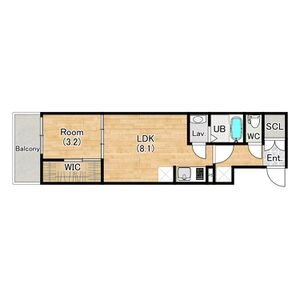 シエーナグランデ四条烏丸の間取り図