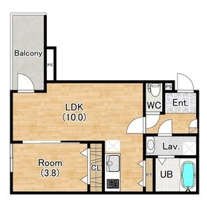 ジーメゾン山科ジュミエの間取り図