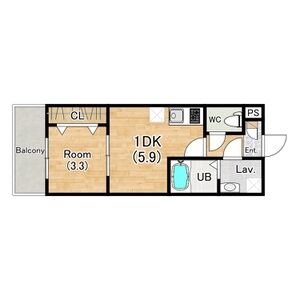 ジーメゾン十条ウエストの間取り図