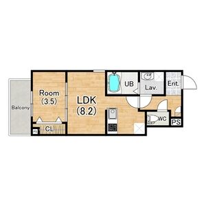 (仮称)ジーメゾン立花プレイズの間取り図