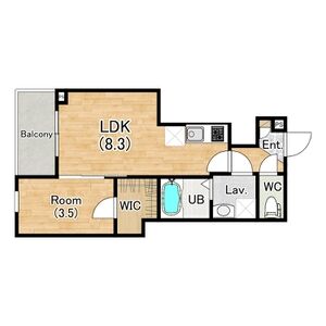 (仮称)ジーメゾン立花プレイズの間取り図