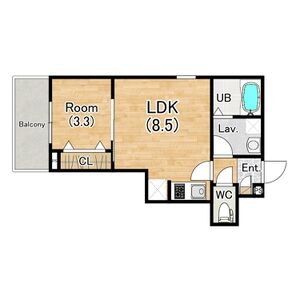 (仮称)ジーメゾン立花プレイズの間取り図