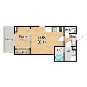 ジーメゾン立花レヴリアの間取り図