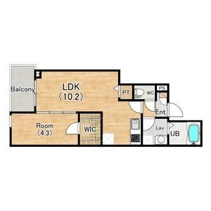 ジーメゾン立花レヴリアの間取り図