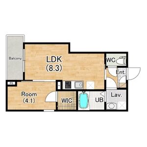 ジーメゾン立花レヴリアの間取り図