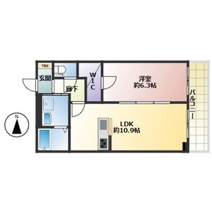 La prosperite太秦の間取り図