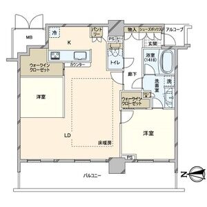 なんばグランドマスターズタワーの間取り図