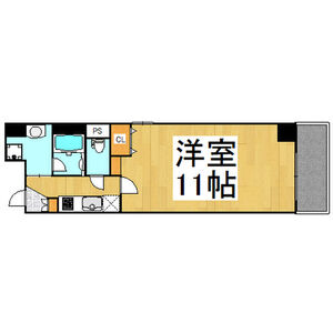 アスヴェル京都西大路御池の間取り図