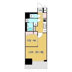 フォーリアライズ本町レクスの間取り図