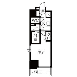 エスリード大手前の間取り図
