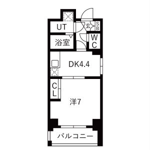 エイペックス新大阪の間取り図