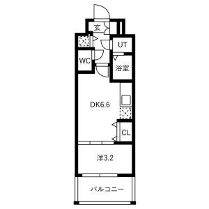 ザガーネットミレニアム京都九条烏丸の間取り図