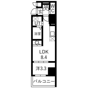 レシオス桜ノ宮THE Firstの間取り図