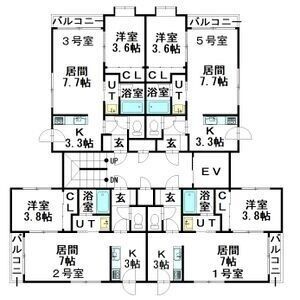 シャリテ平岸Ⅰ 画像5