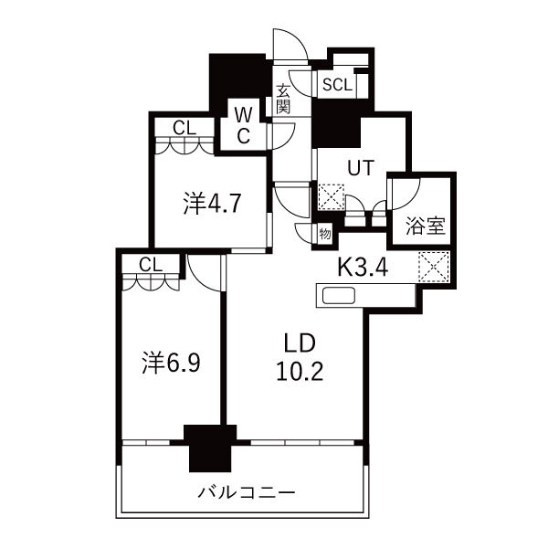 【分譲賃貸】ザ・札幌タワーズ　イーストタワー 画像19