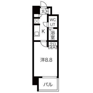 アーバンエース関目パルの間取り図