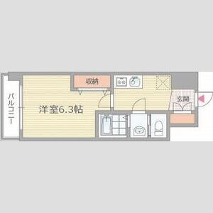 スクエアガーデン緑橋(Luxe緑橋)の間取り図