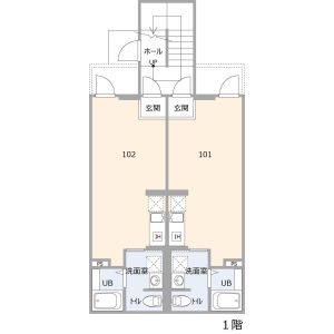 Nesta Residence 大正の間取り図