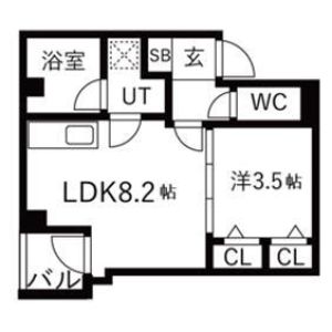 CRASIS UTSUBO PARKの間取り図