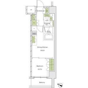 ザ・パークハビオ塚本の間取り図