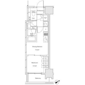 ザ・パークハビオ都島テラスの間取り図