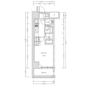 ザ・パークハビオ江坂公園の間取り図