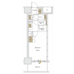 ザ・パークハビオ谷町六丁目テラスの間取り図