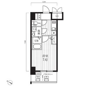 アプリーレ中之島の間取り図