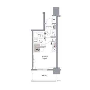 ザ・パークハビオ堂島の間取り図