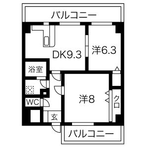 グランデフィオーレの間取り図