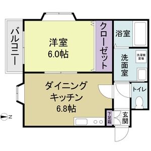 ラ・フォーレ千林IIの間取り図