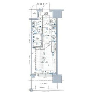 エスリード中之島SOUTHの間取り図