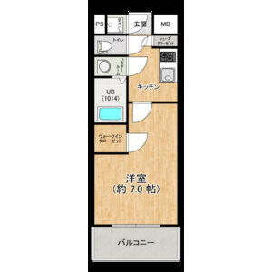 エスリード難波THE FIRSTの間取り図