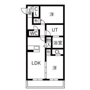 ソラーレ名神町の間取り図