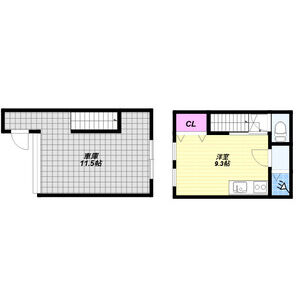 (仮称)寝屋川市大成町ガレージハウスの間取り図