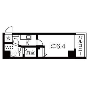 レクシア天神橋の間取り図