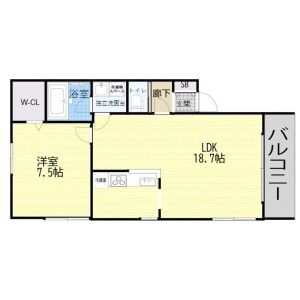 ローレル千里山西の間取り図
