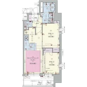 プレサンス松屋町駅前デュオの間取り図