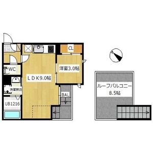 GRANDTIC DAVA今津の間取り図