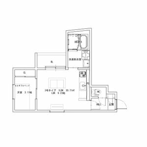 REGALEST初芝の間取り図